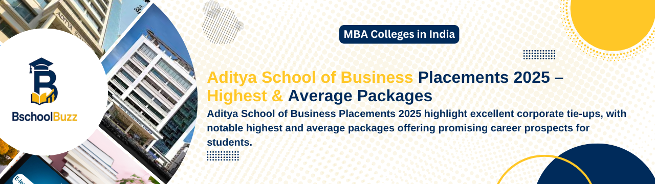 Aditya School of Business Management Placements 2025: Highest & Average Packages
