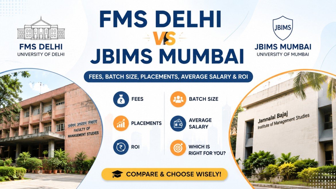 FMS Delhi vs JBIMS Mumbai: Fees, Batch Size, Placements, Average Salary and ROI