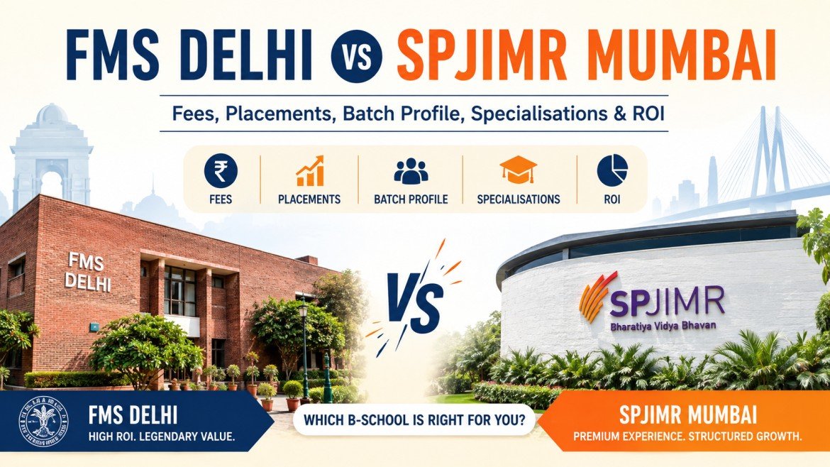 FMS Delhi vs SPJIMR Mumbai: Fees, Placements, Batch Profile, Specialisations and ROI