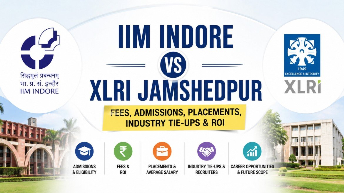 IIM Indore vs XLRI Jamshedpur: Fees, Admissions, Placements, Industry Tie-Ups and ROI