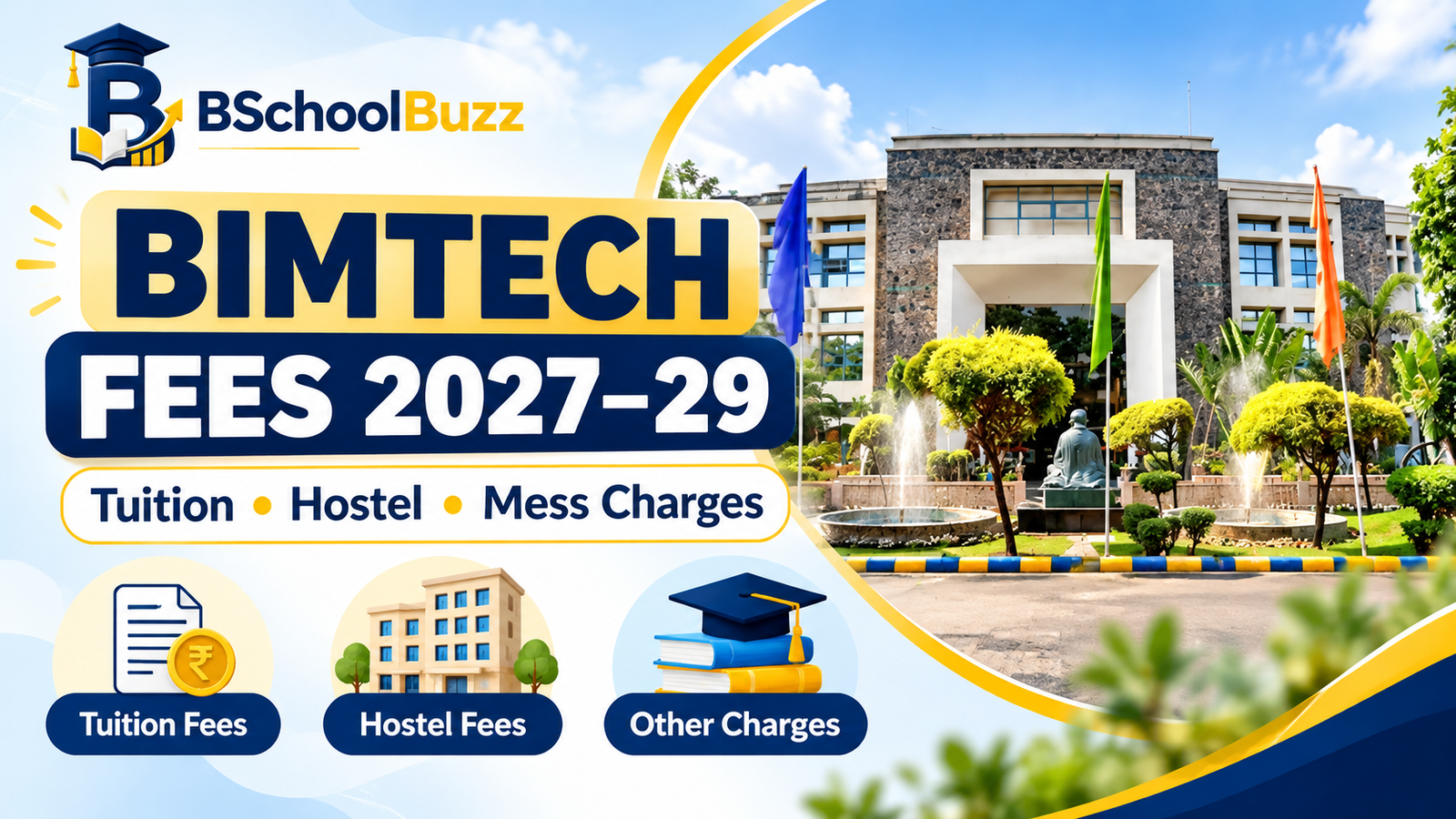 BIMTECH Greater Noida Fees: Complete Fee Structure, Tuition Fees, Hostel Fees & Other Charges