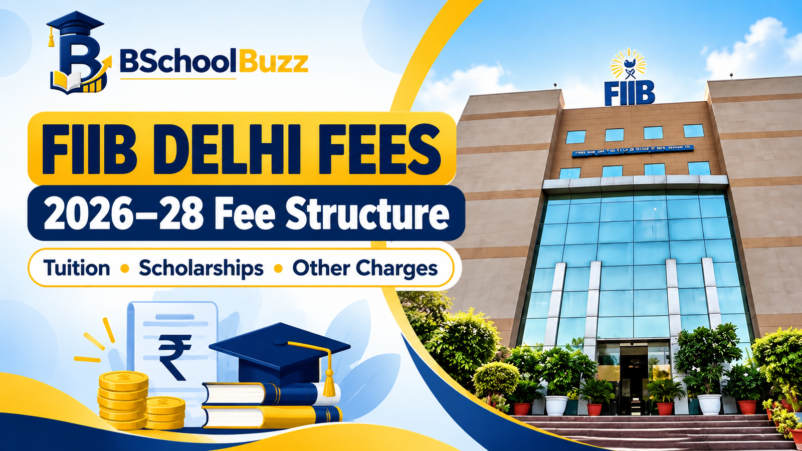 FIIB Delhi Fees: Complete Fee Structure, Tuition Fees, Hostel Fees & Other Charges