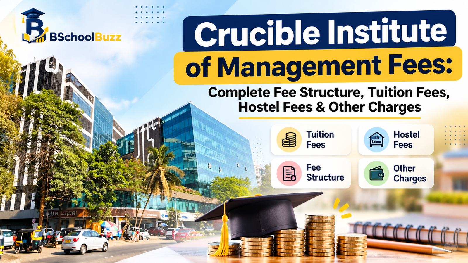 Crucible Institute of Management Fees: Complete Fee Structure, Tuition Fees, Hostel Fees & Other Charges