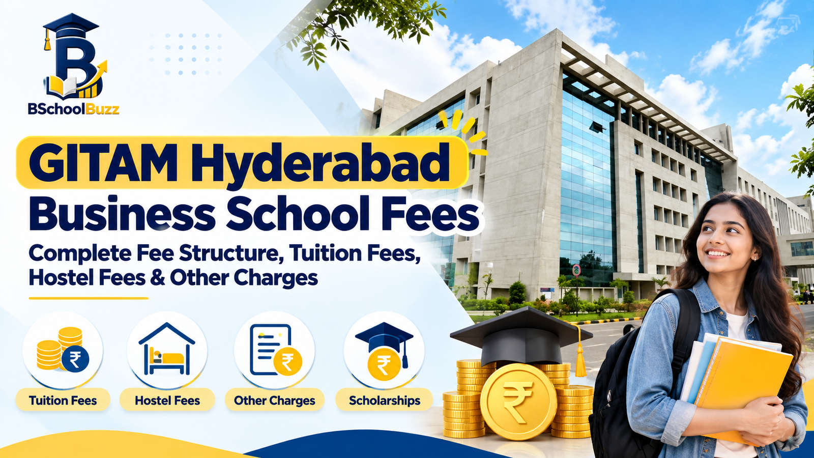 GITAM Hyderabad Business School Fees: Complete Fee Structure, Tuition Fees, Hostel Fees & Other Charges