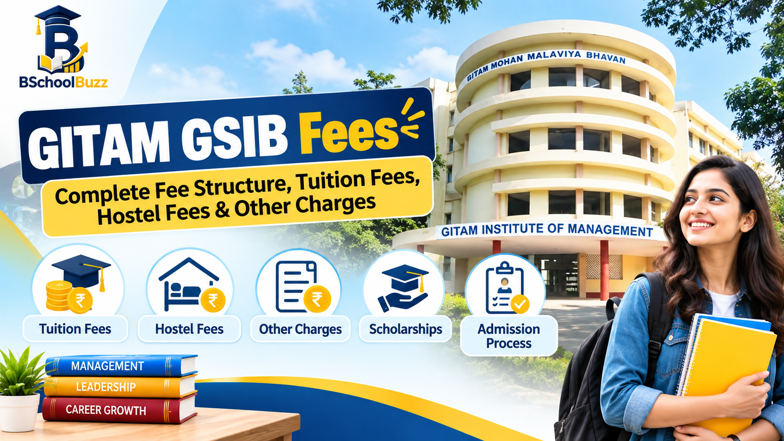 GITAM GSIB Fees: Complete Fee Structure, Tuition Fees, Hostel Fees & Other Charges