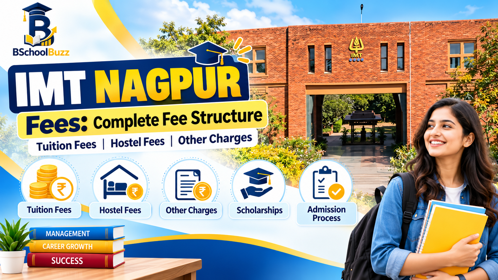 IMT Nagpur Fees: Complete Fee Structure, Tuition Fees, Hostel Fees & Other Charges
