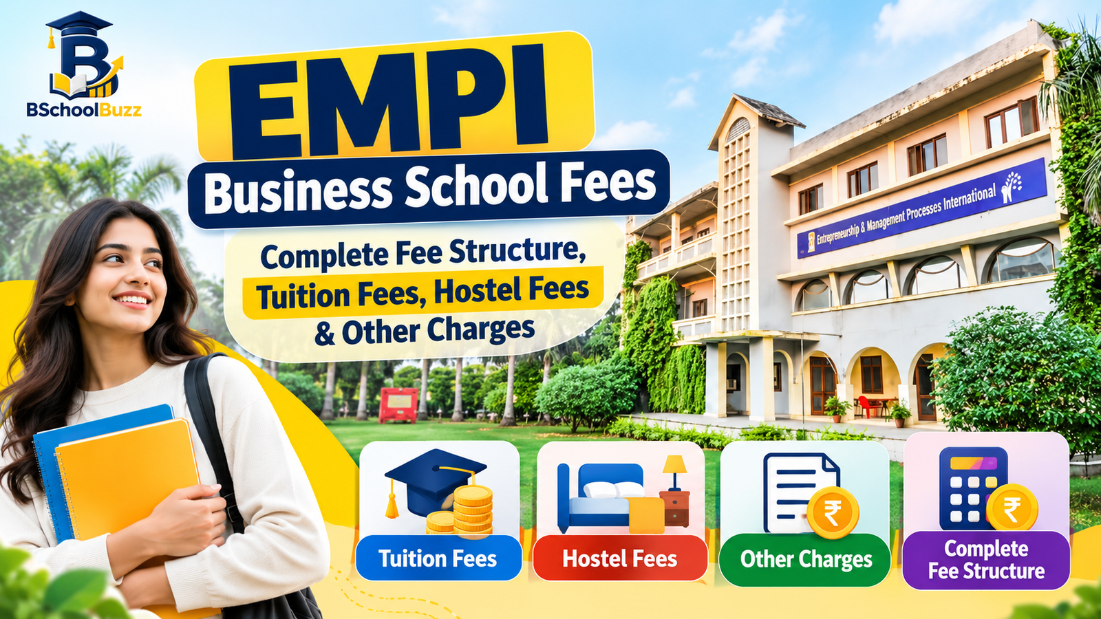 EMPI Business School Fees: Complete Fee Structure, Tuition Fees, Hostel Fees & Other Charges