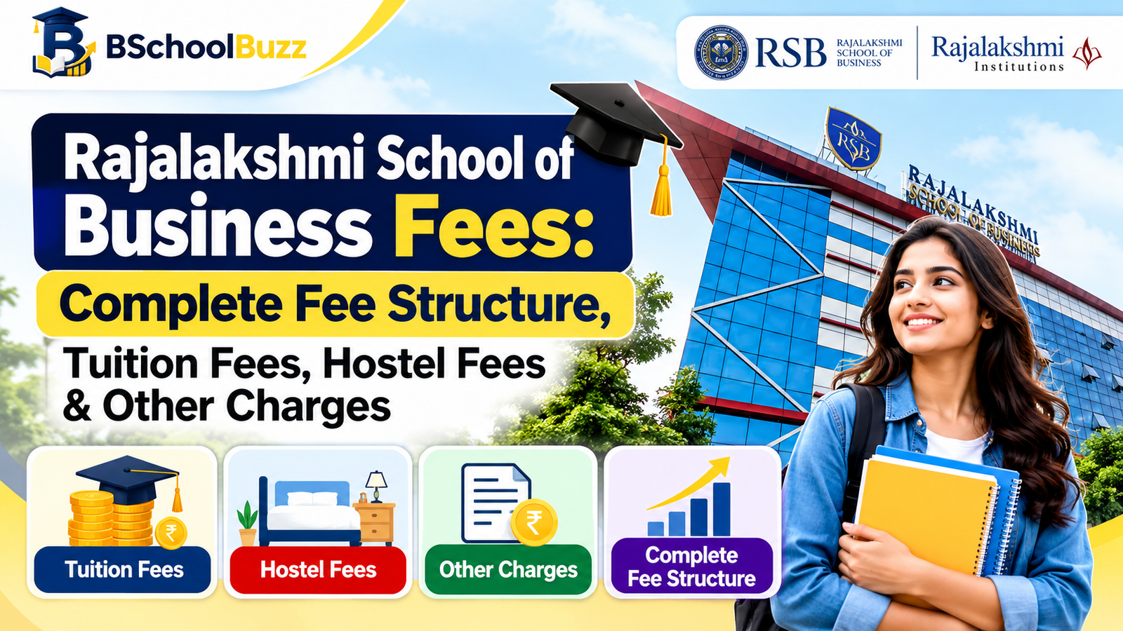 Rajalakshmi School of Business Fees: Complete Fee Structure, Tuition Fees, Hostel Fees & Other Charges