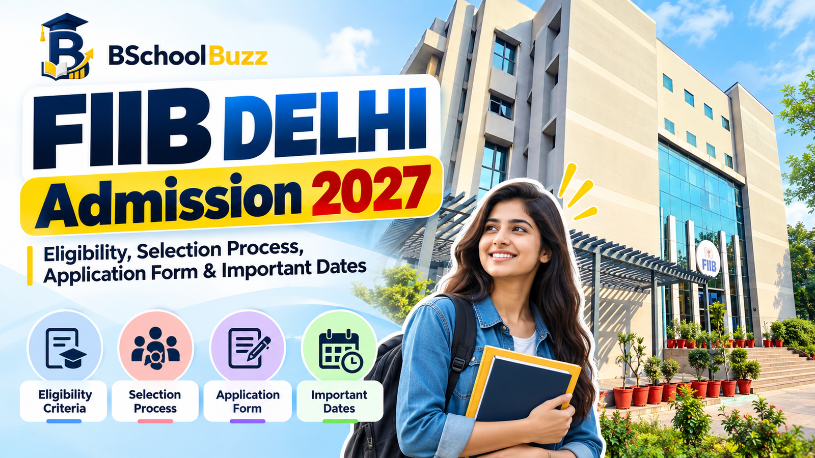FIIB Delhi Admission 2027: Eligibility, Selection Process, Application Form & Important Dates